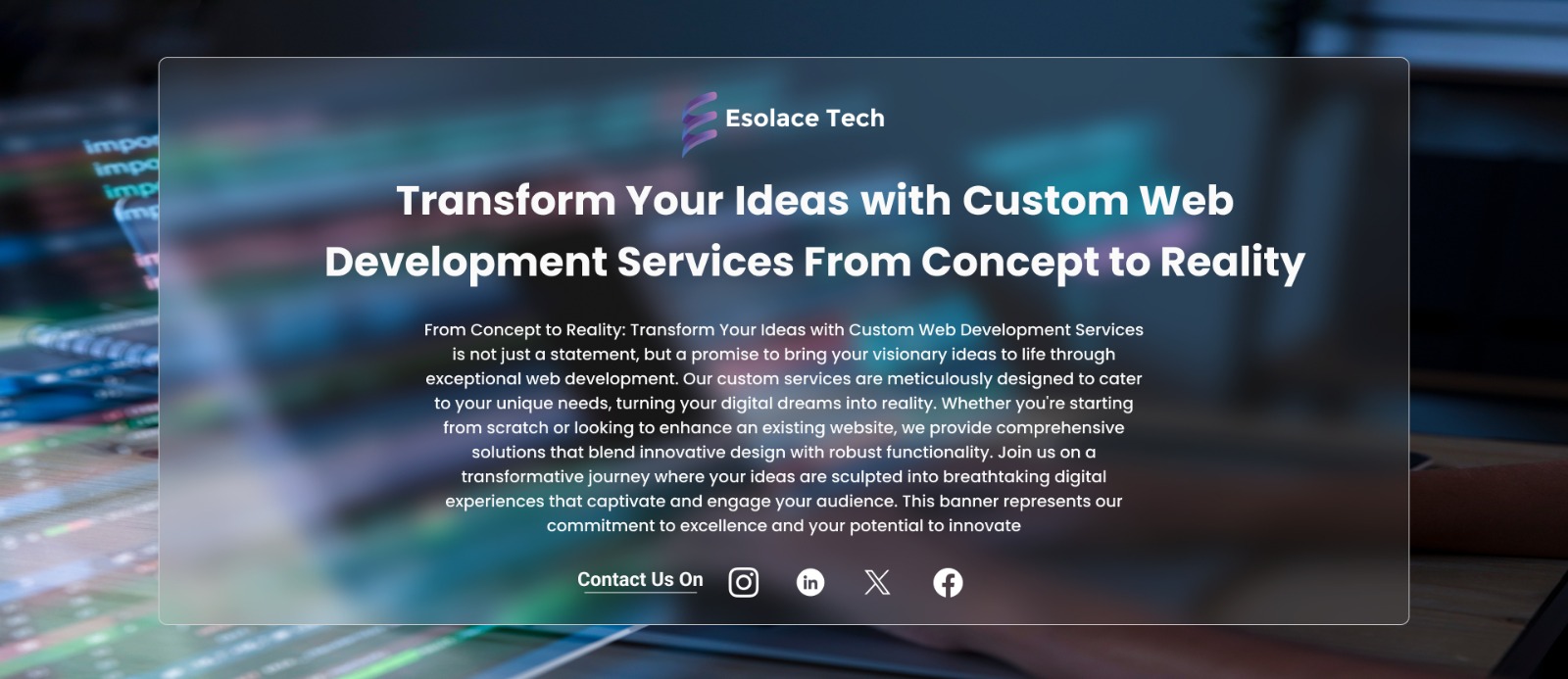 Transform Your Ideas with Custom Web Development Services From Concept to Reality